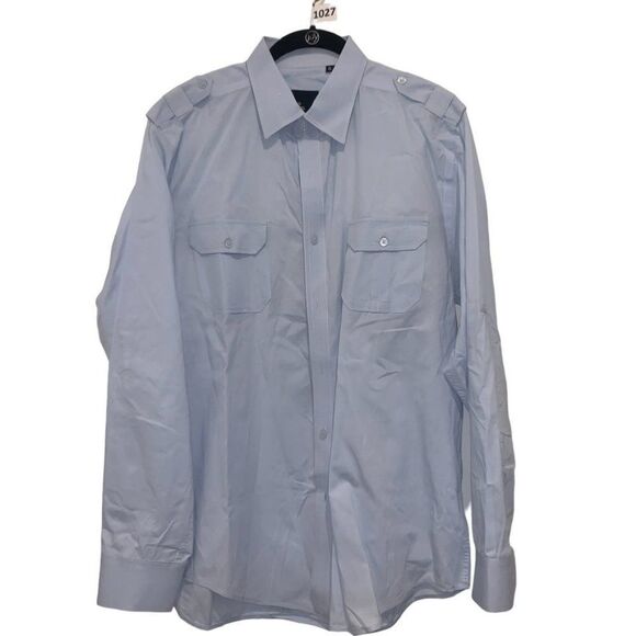 BUNDLE BUTTON DOWNS• 2/$40or3/$60 - Red Level Nine,Front Pockets, XL, Pale Blue - Picture 5 of 8